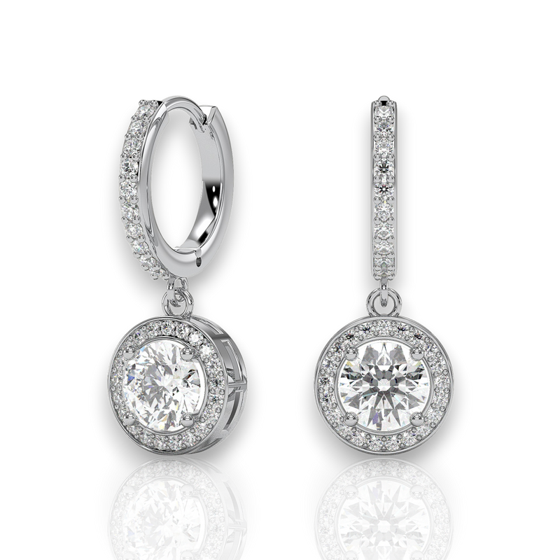 18K White Gold Vermeil