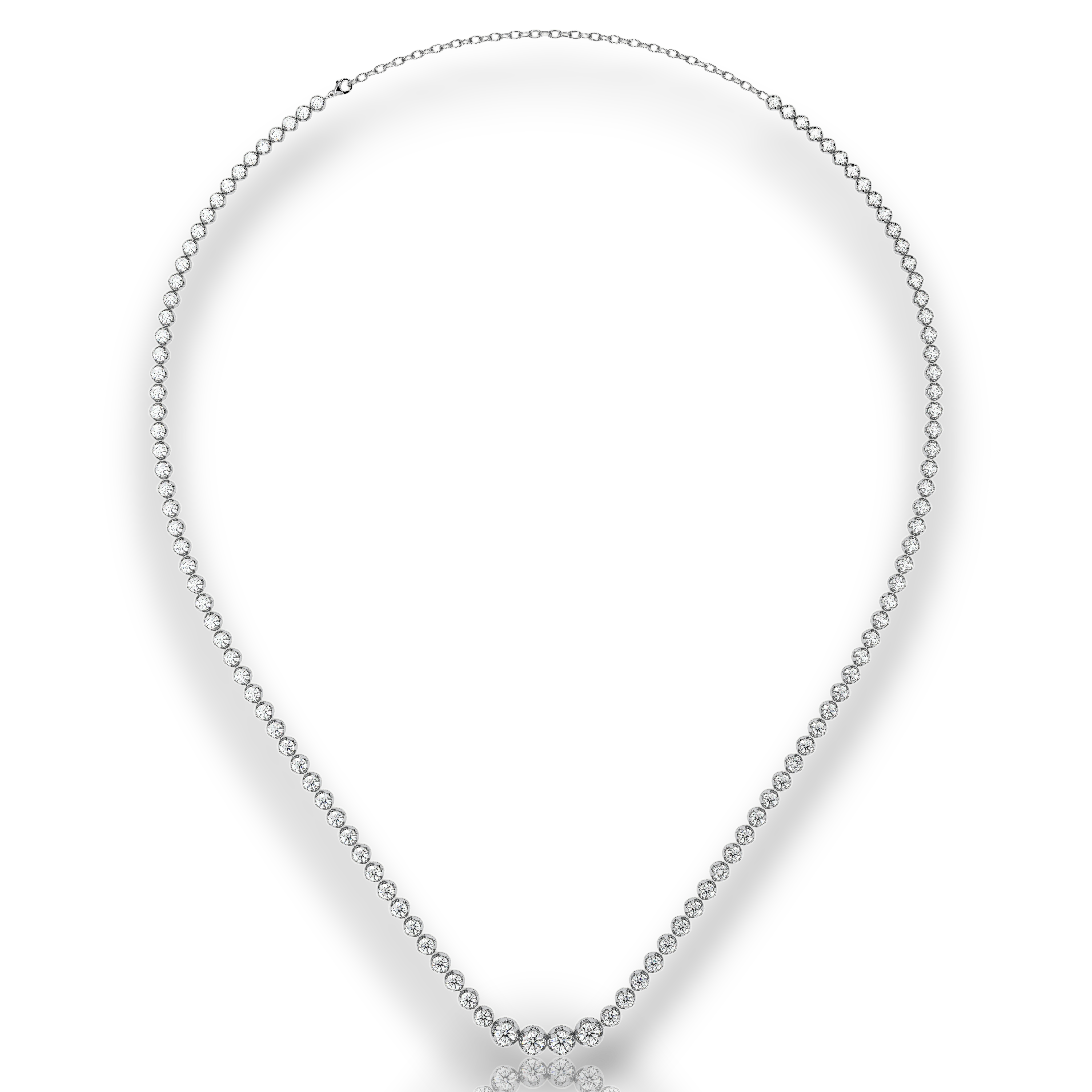 18K White Gold Vermeil