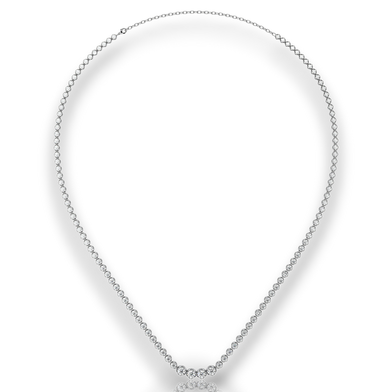 18K White Gold Vermeil
