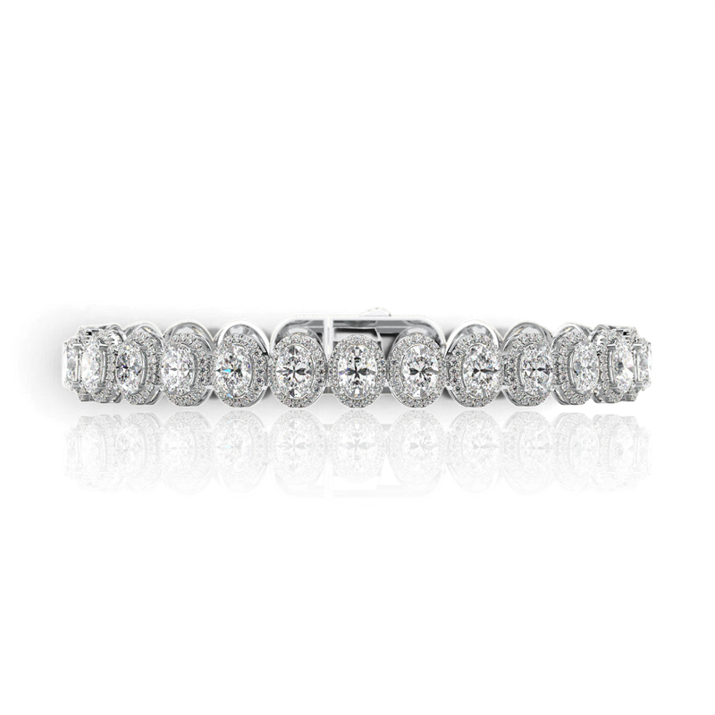 18K White Gold Vermeil