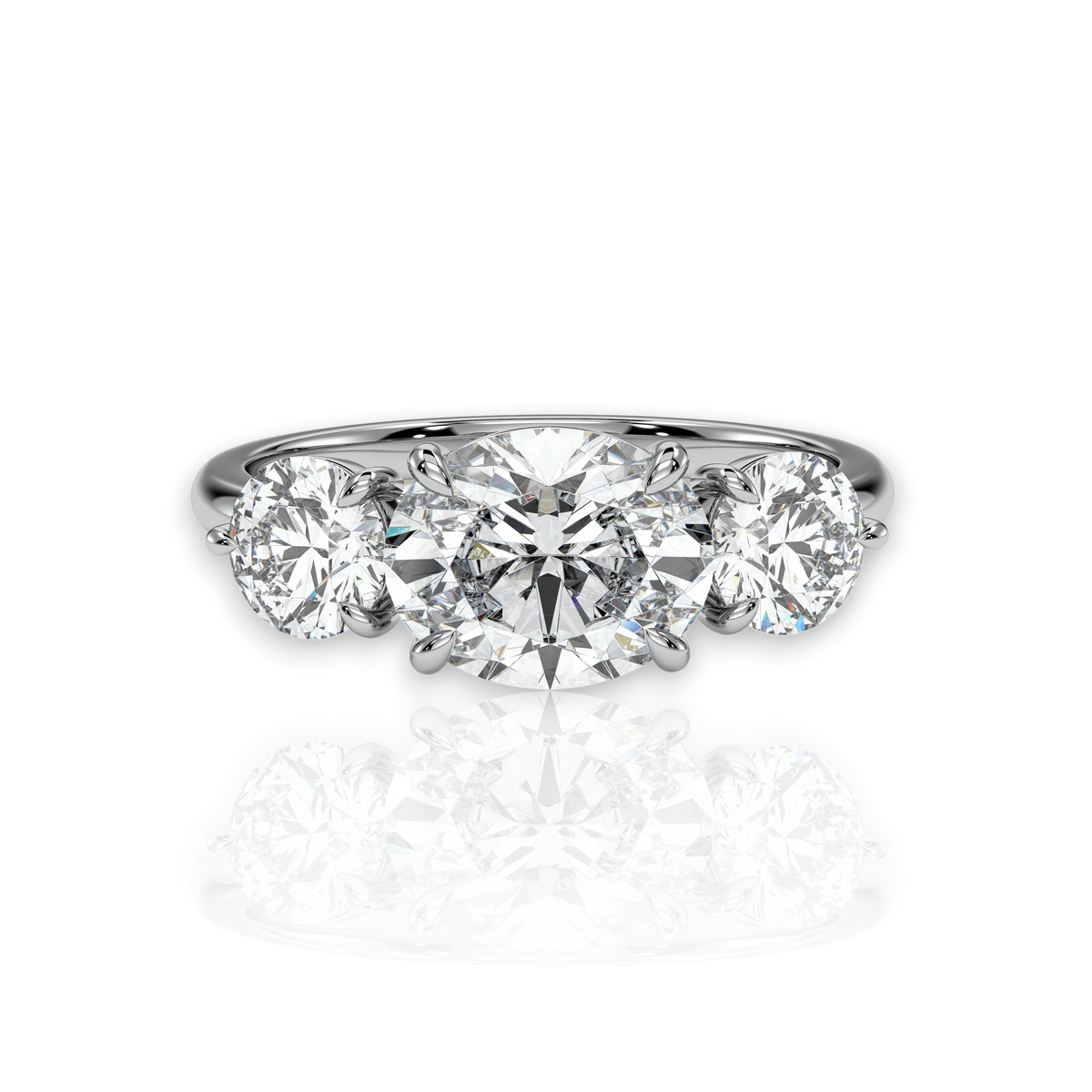 18K White Gold Vermeil