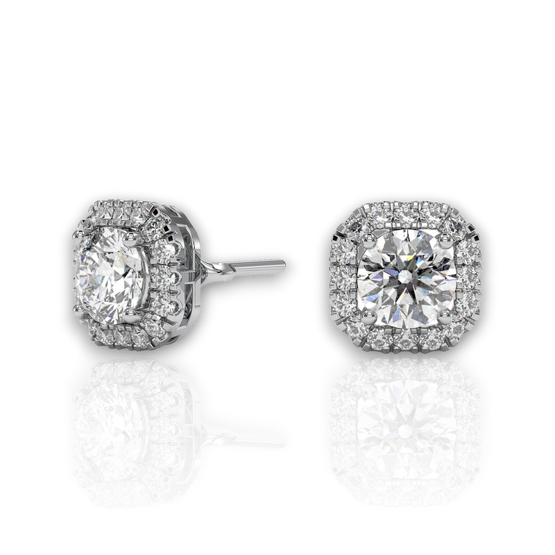 18K White Gold Vermeil