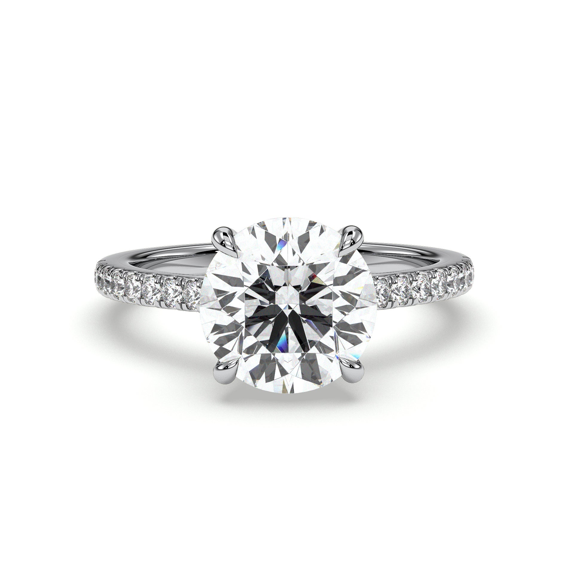 18K White Gold Vermeil