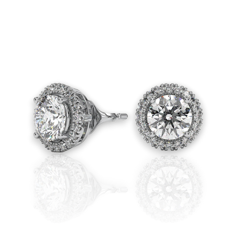 18K White Gold Vermeil