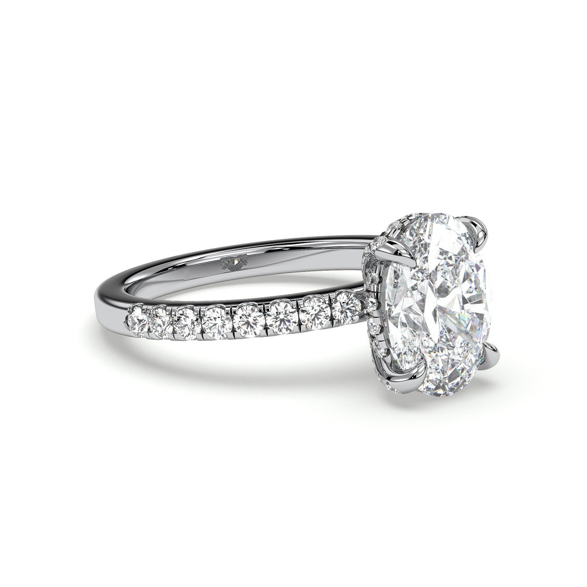 18K White Gold Vermeil