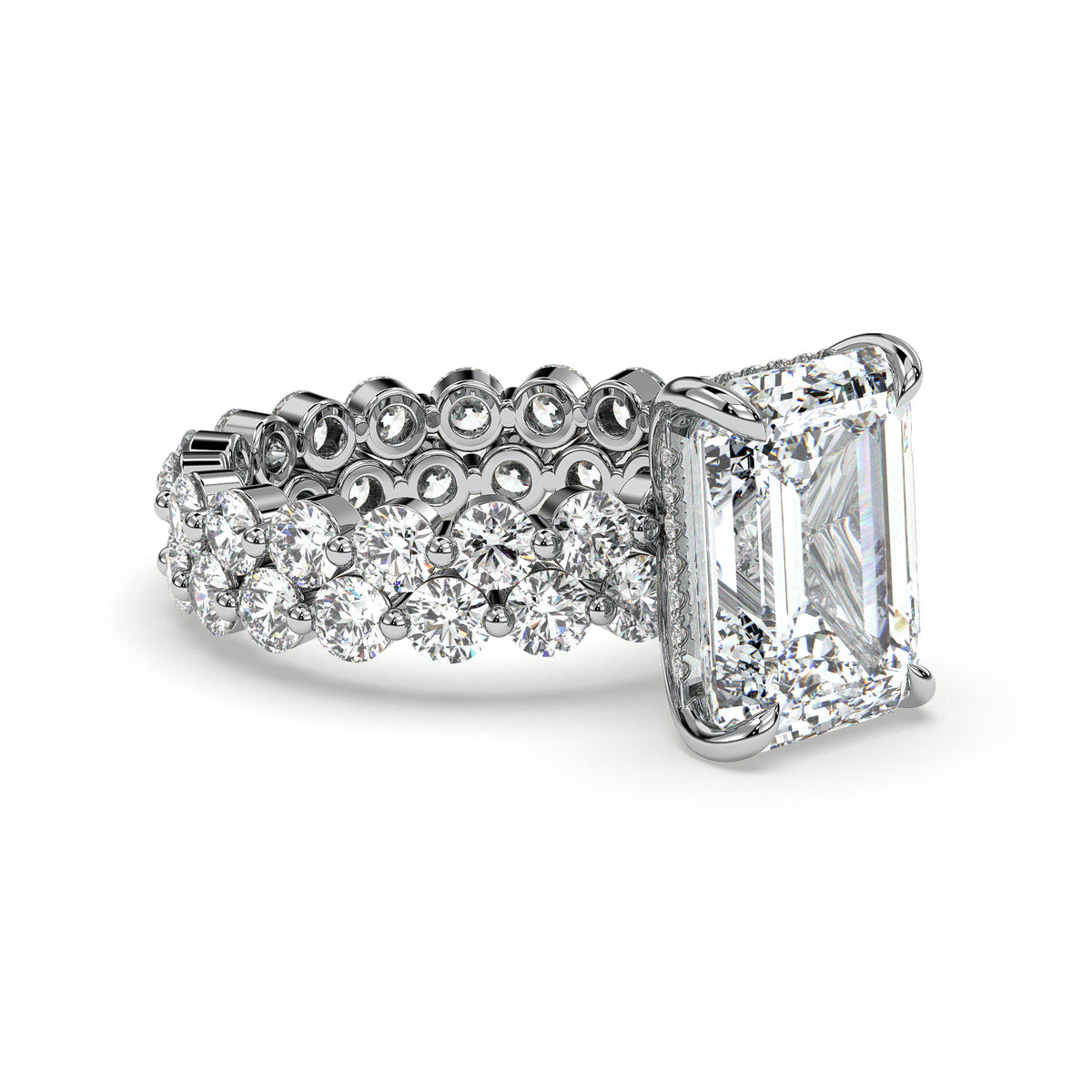 18K White Gold Vermeil