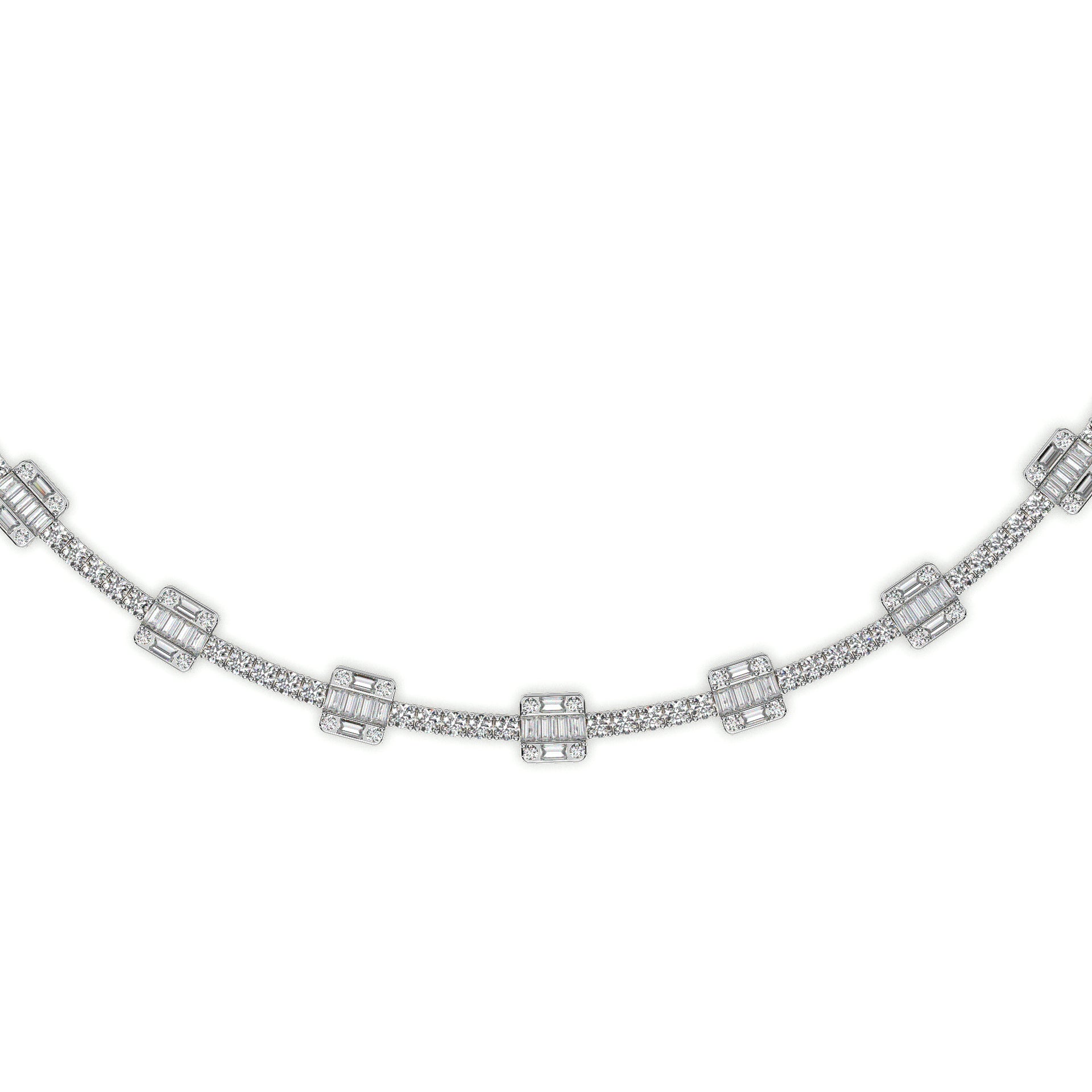 18K White Gold Vermeil