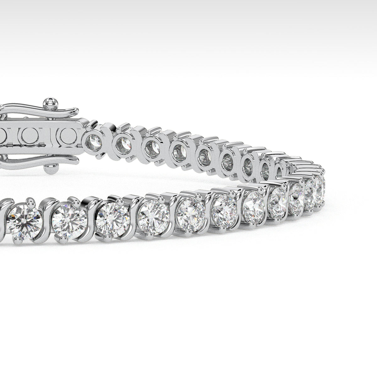 18K White Gold Vermeil