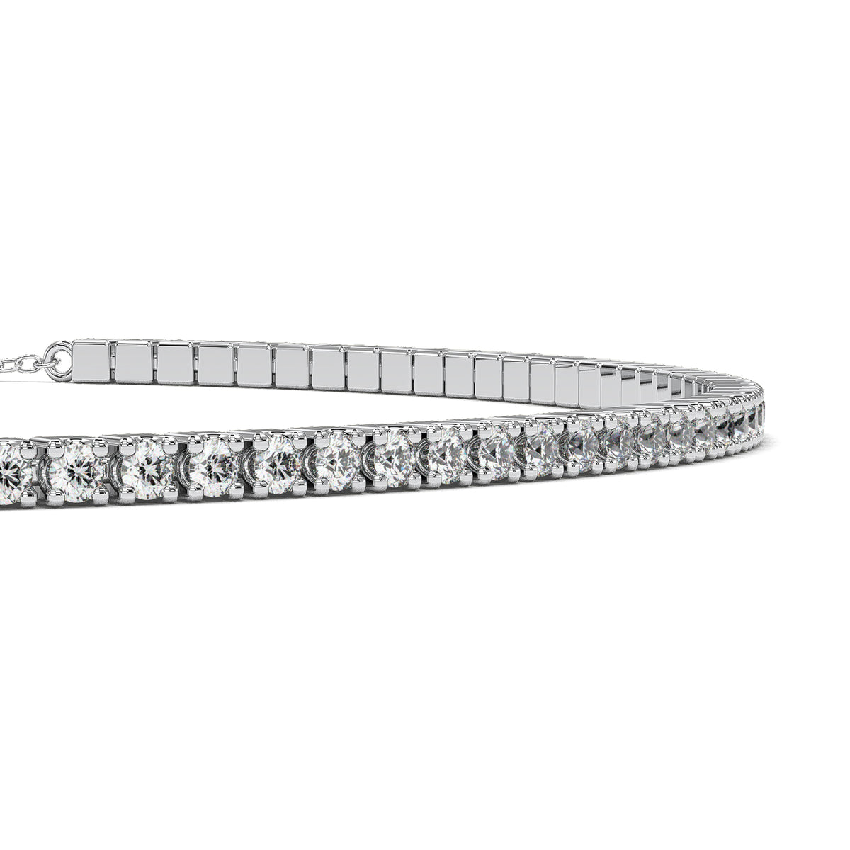 18K White Gold Vermeil