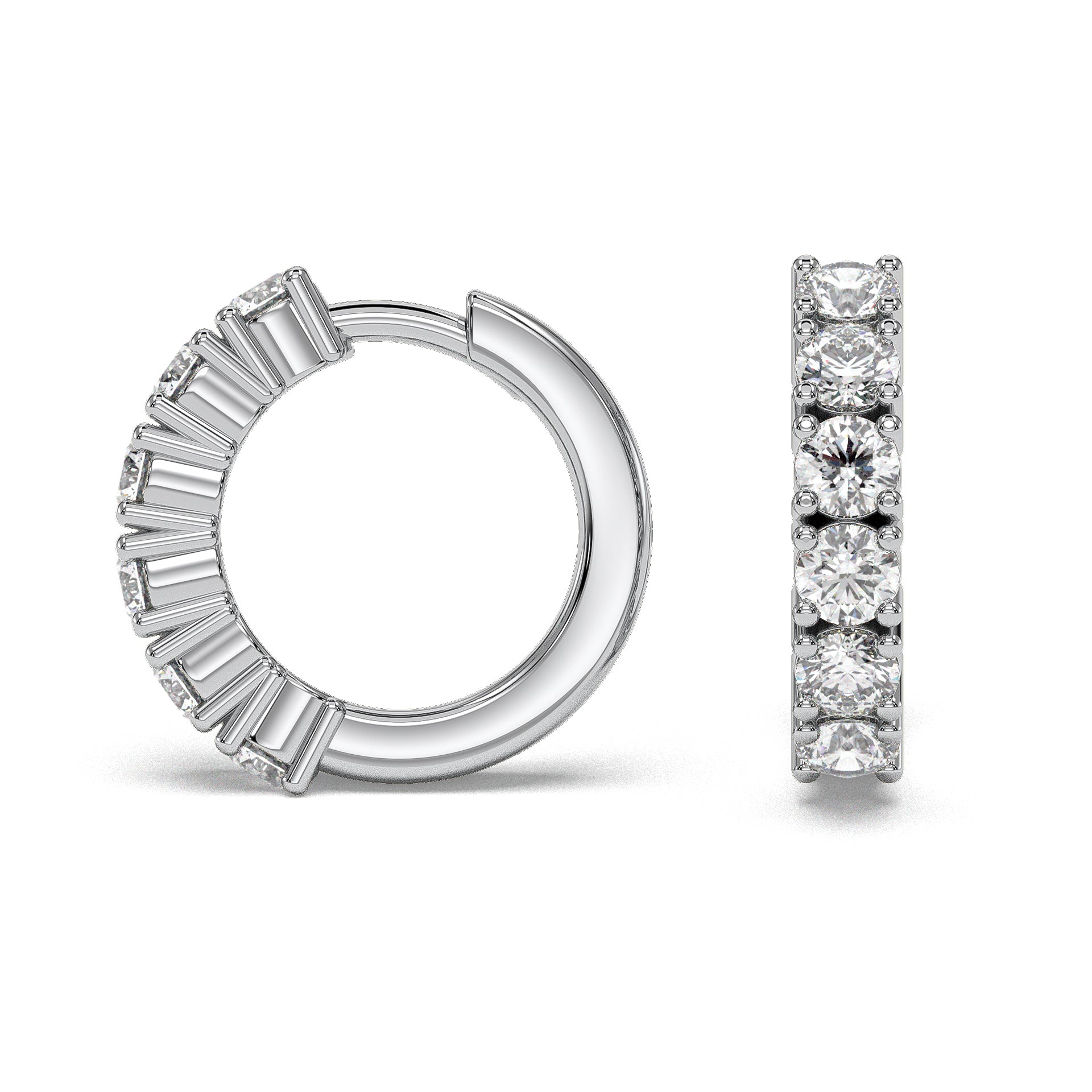 18K White Gold Vermeil