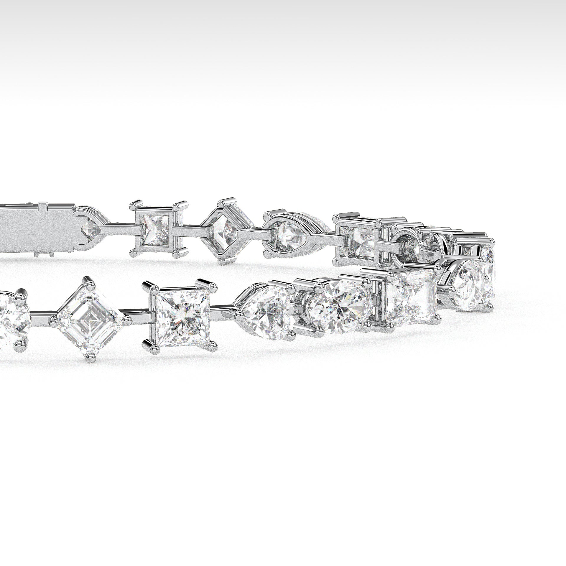 18K White Gold Vermeil