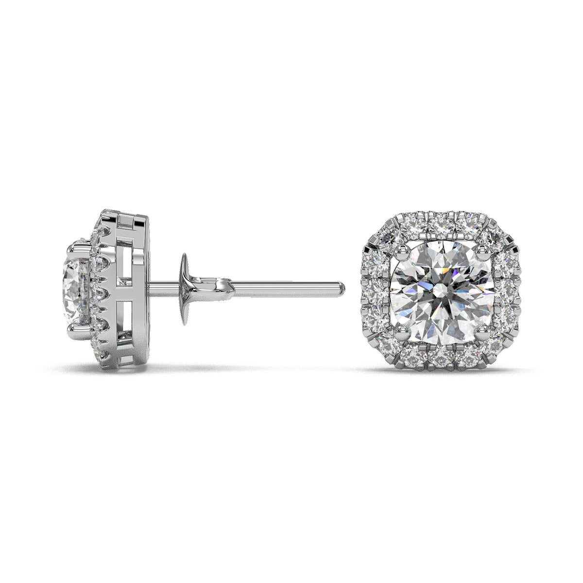 18K White Gold Vermeil