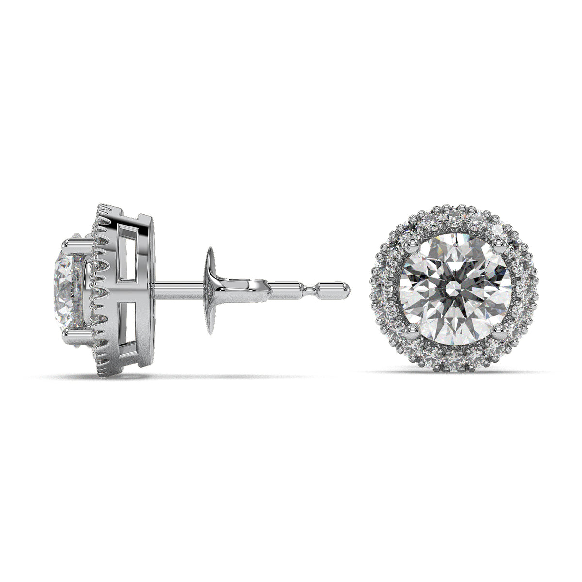 18K White Gold Vermeil