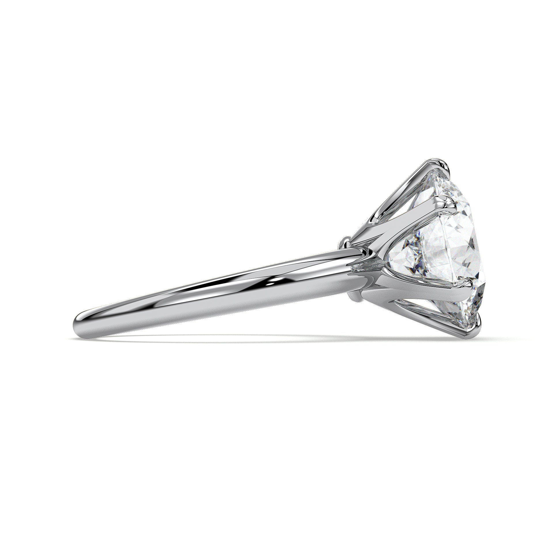18K White Gold Vermeil / 5.00 CARAT