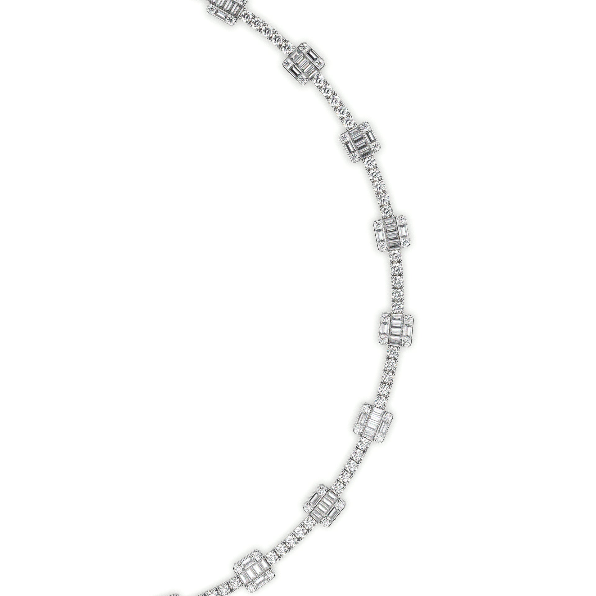 18K White Gold Vermeil