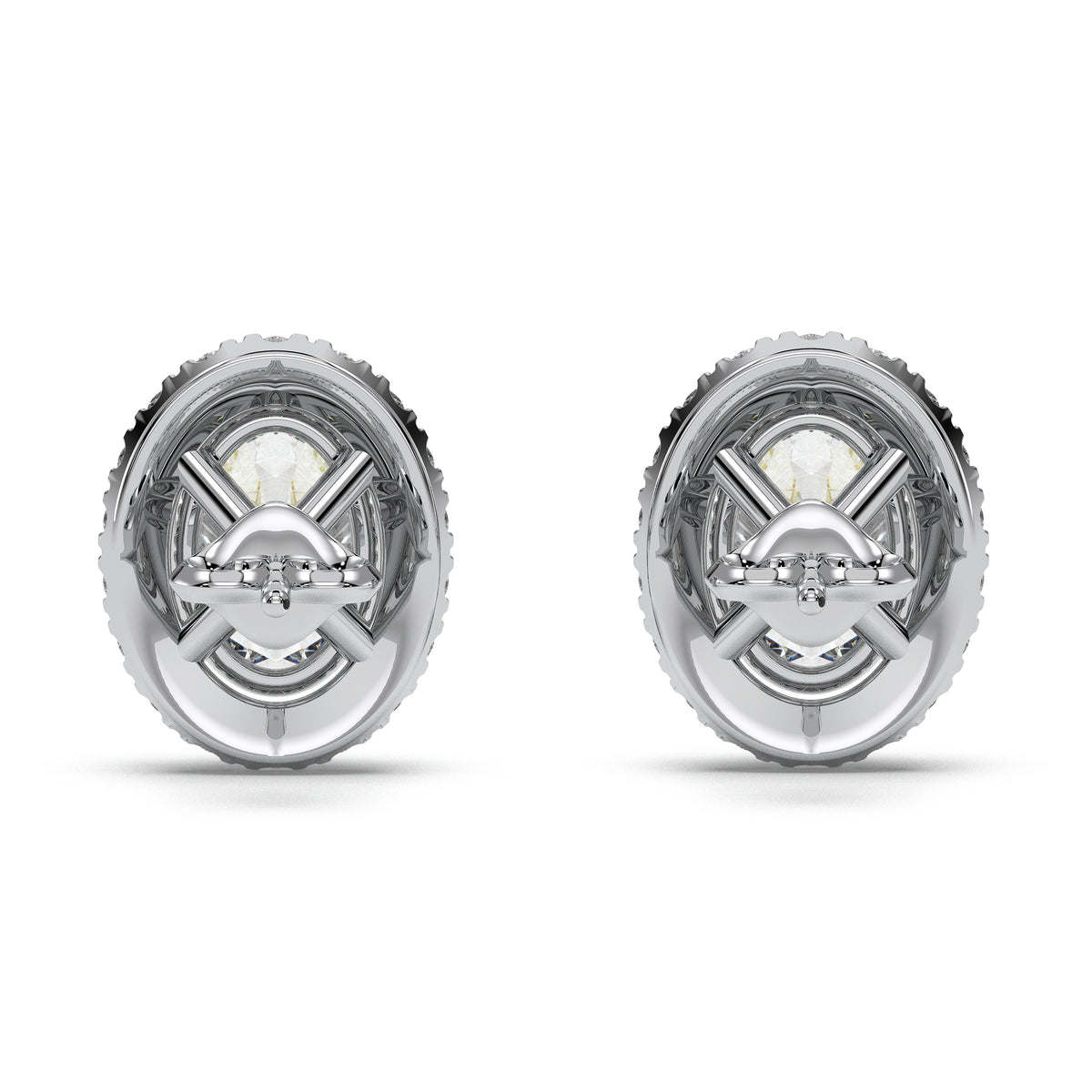 18K White Gold Vermeil / 2.00 CARAT