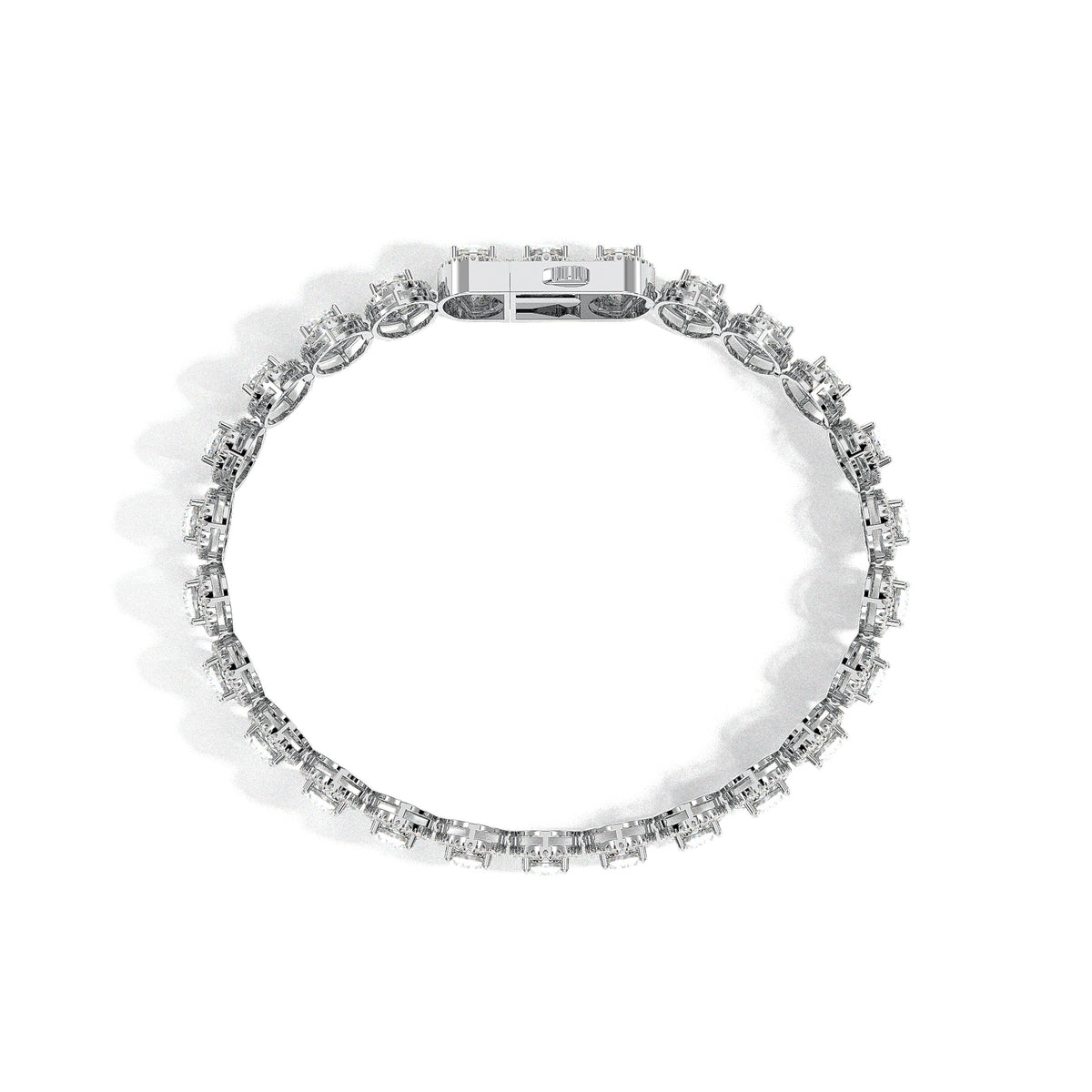 18K White Gold Vermeil
