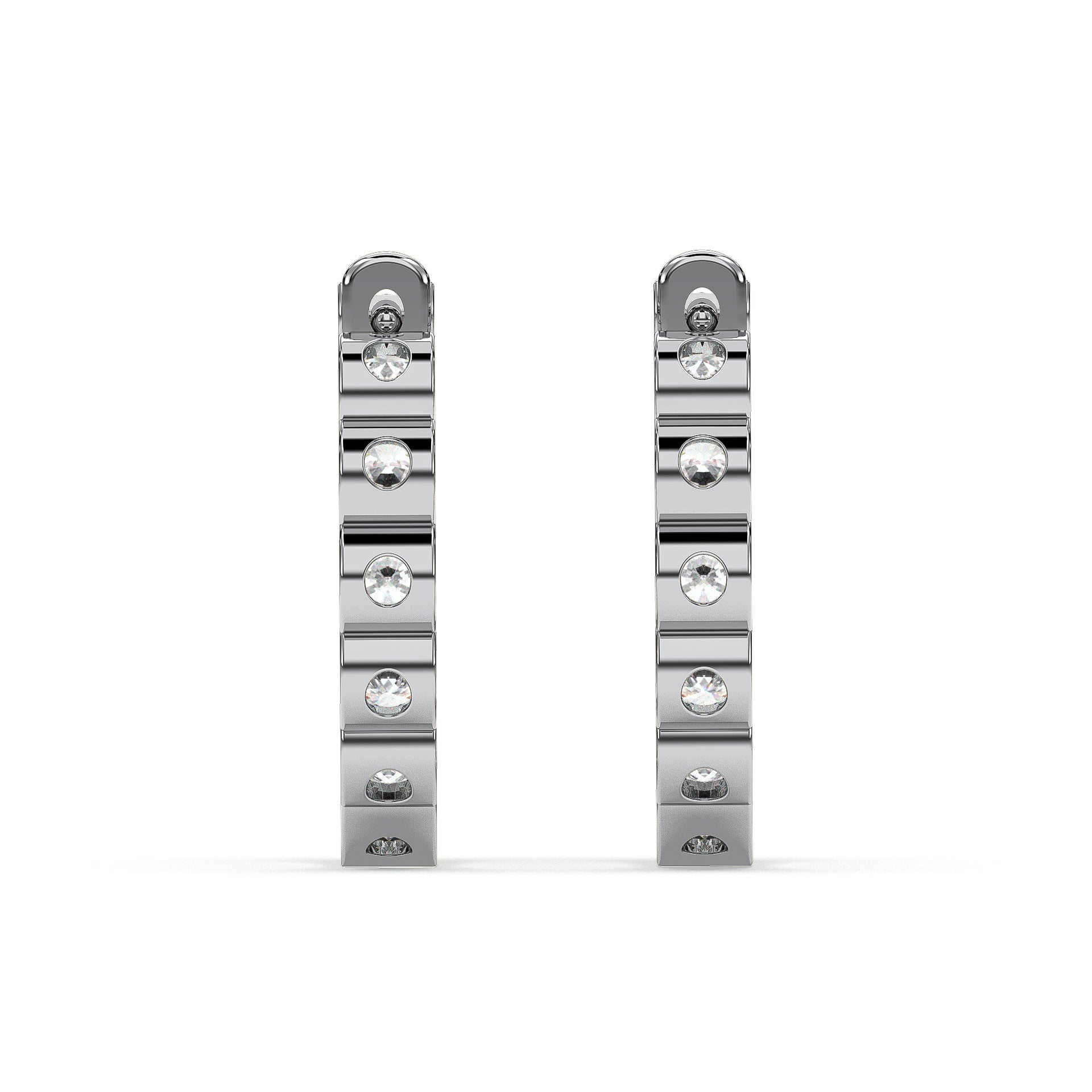 18K White Gold Vermeil