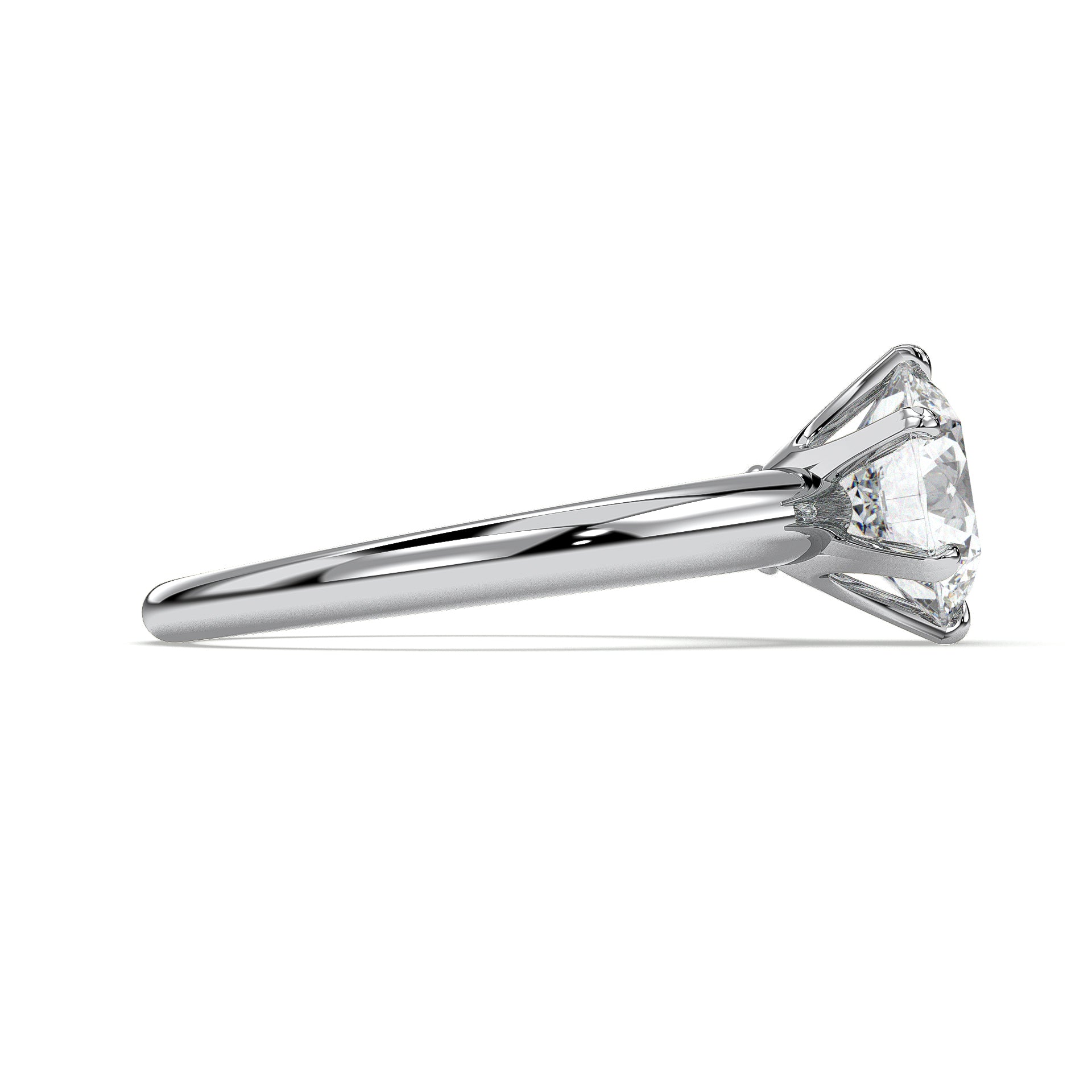 18K White Gold Vermeil / 2.00 CARAT