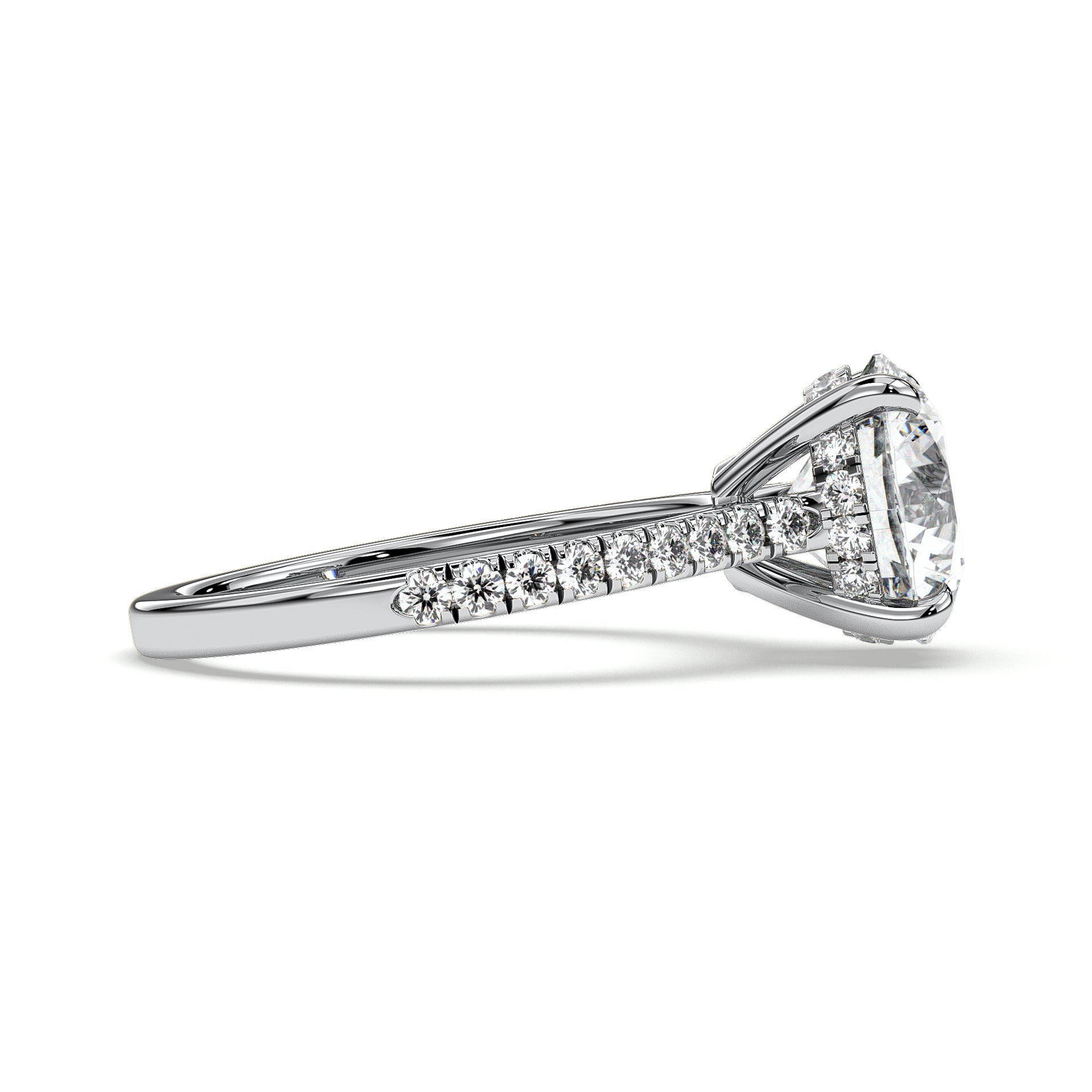 18K White Gold Vermeil
