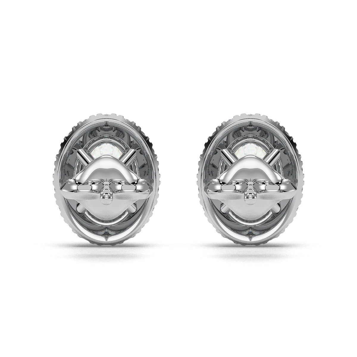 18K White Gold Vermeil / 1.00 CARAT