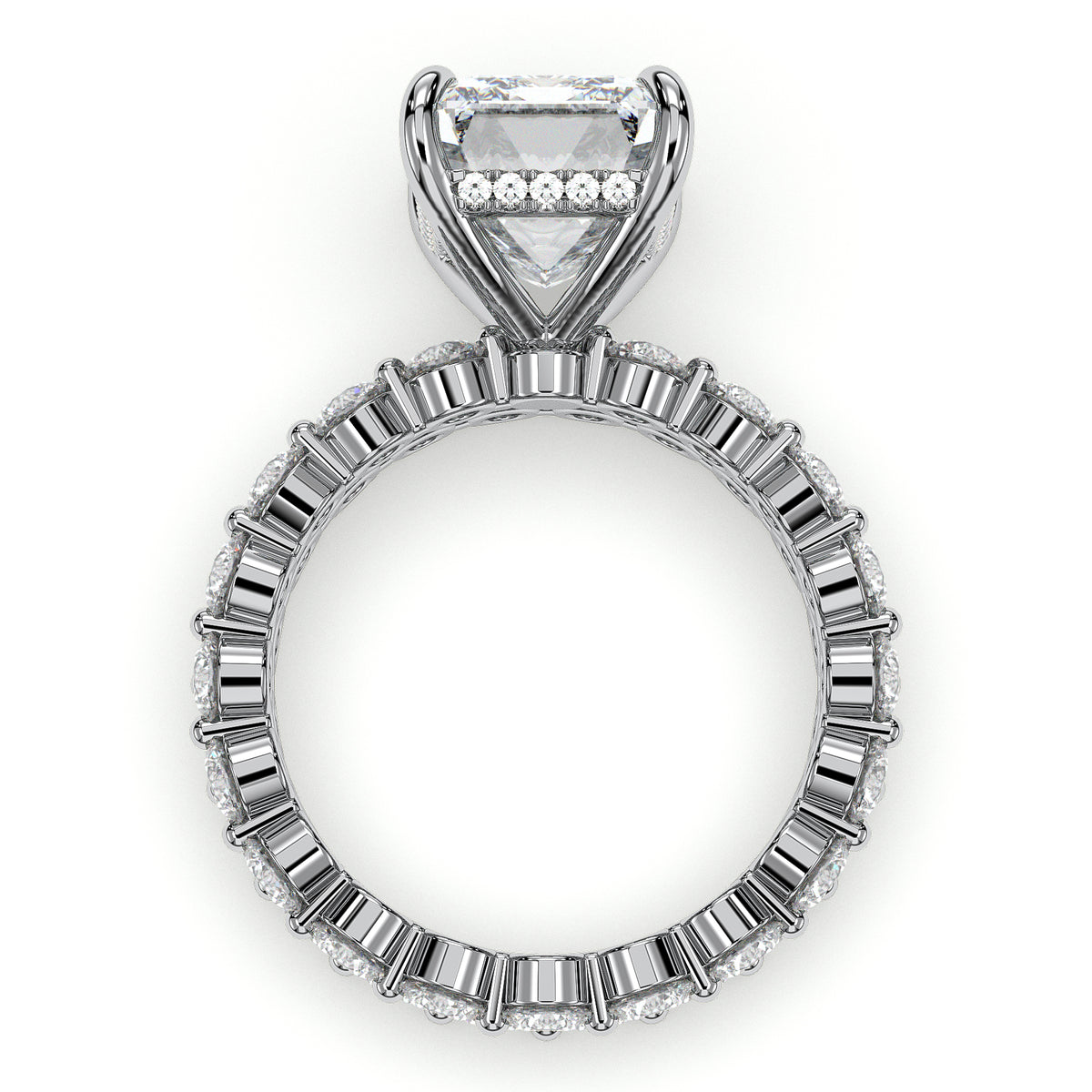 18K White Gold Vermeil