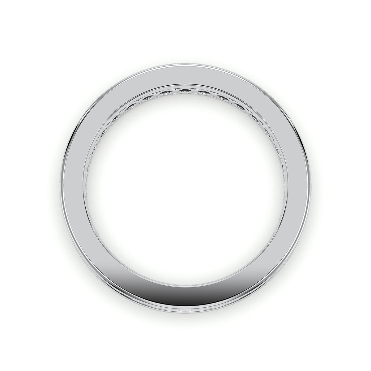 18K White Gold Vermeil