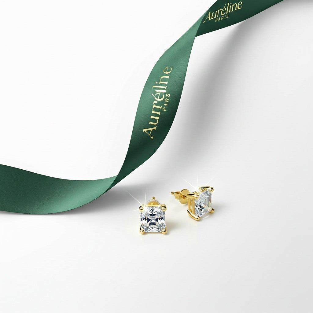 Carré Stud Earrings