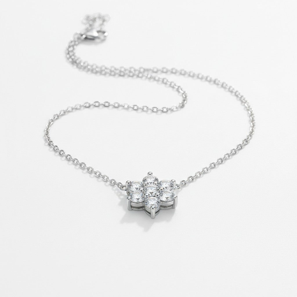 18K White Gold Vermeil