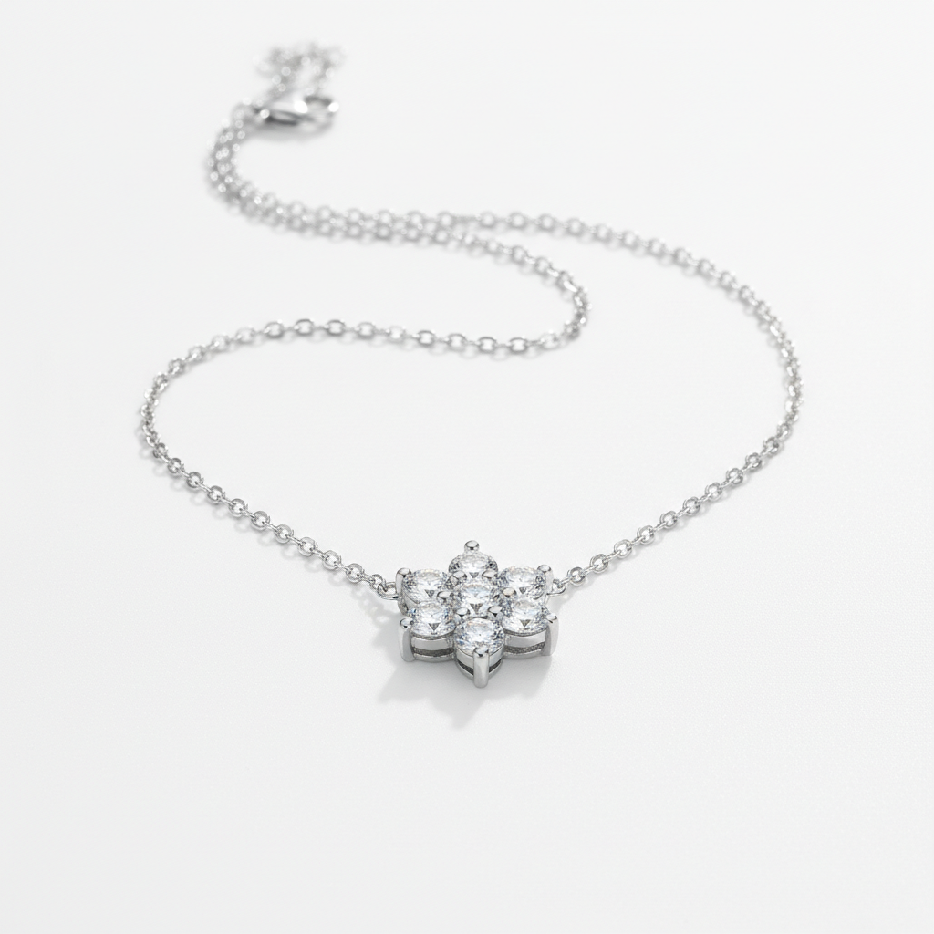Snowflake of Light Necklace