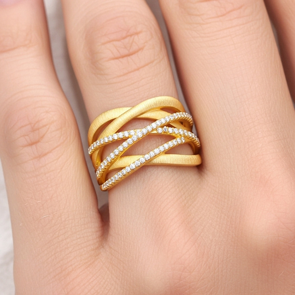 Étoile Entrelacée Ring