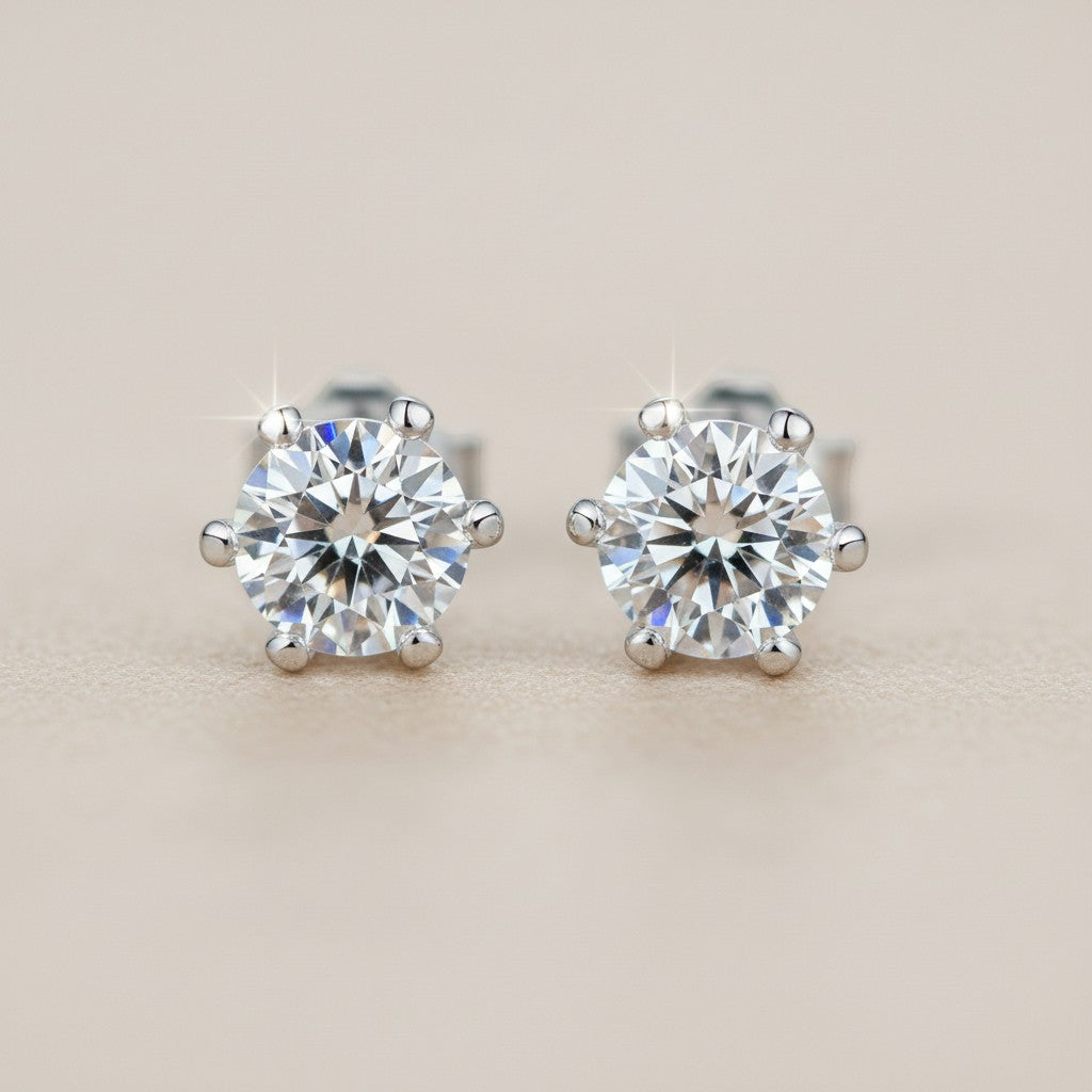 18K White Gold Vermeil
