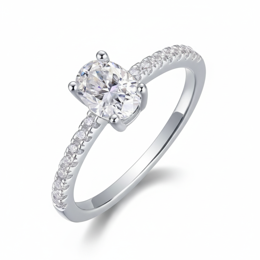 Ovale Discrète Ring