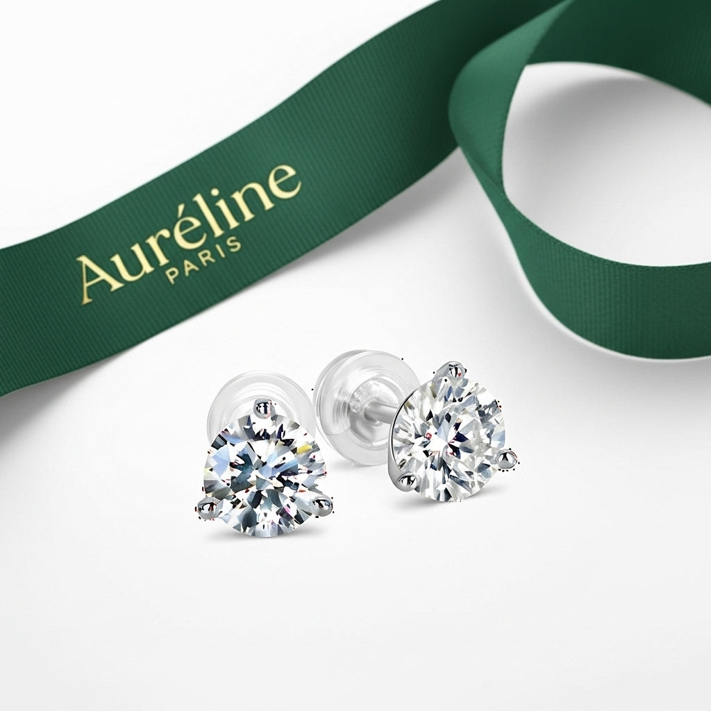 Trilogie Stud Earrings