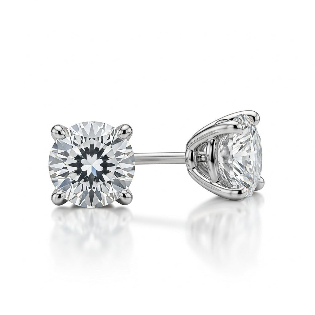 18K White Gold Vermeil