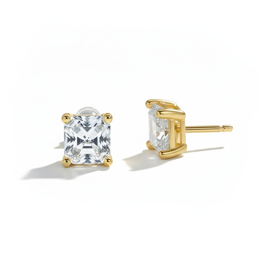 Carré Stud Earrings