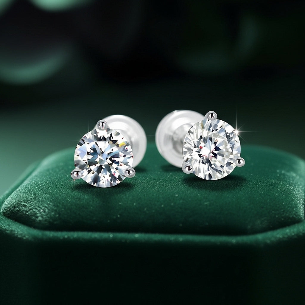 Trilogie Stud Earrings