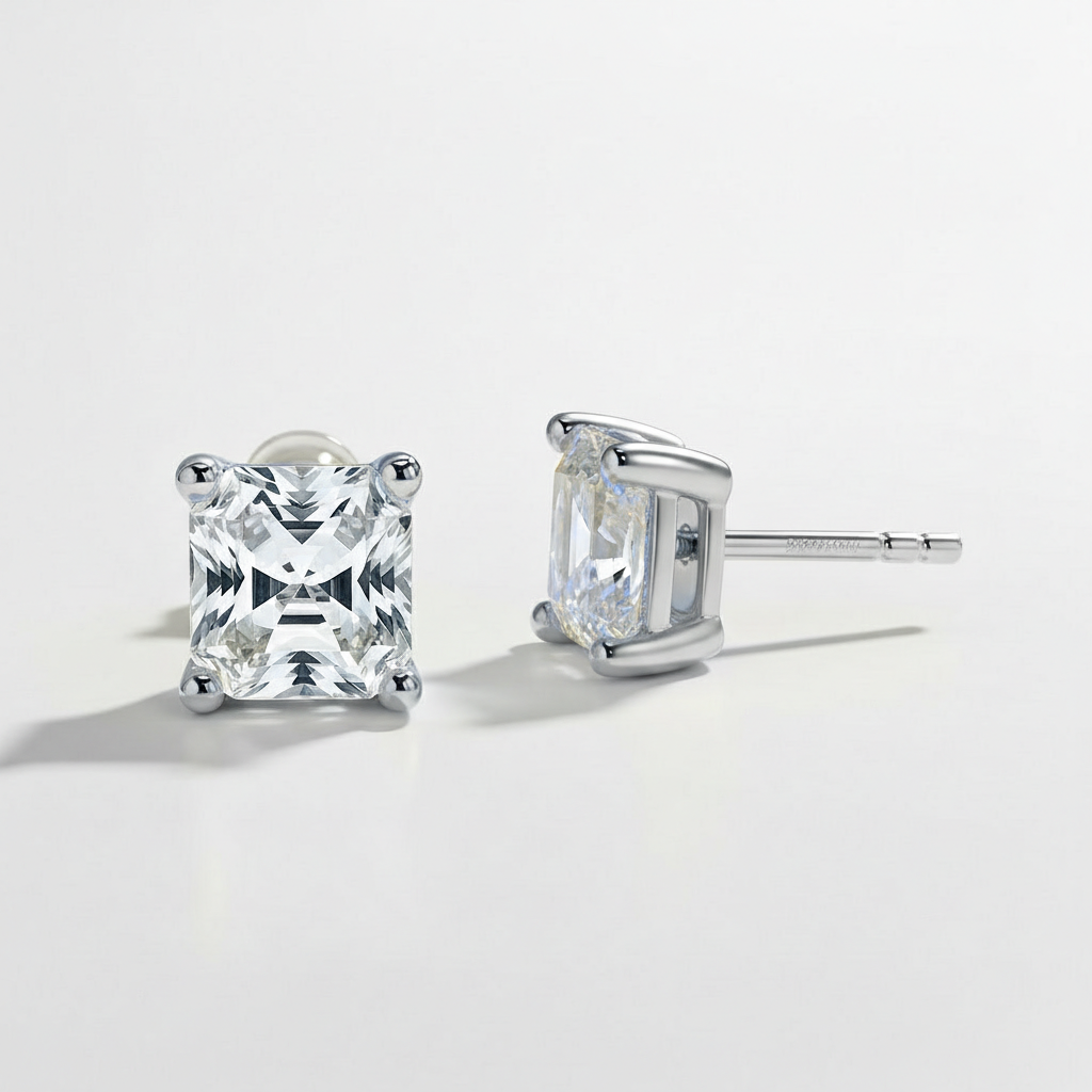 Carré Stud Earrings