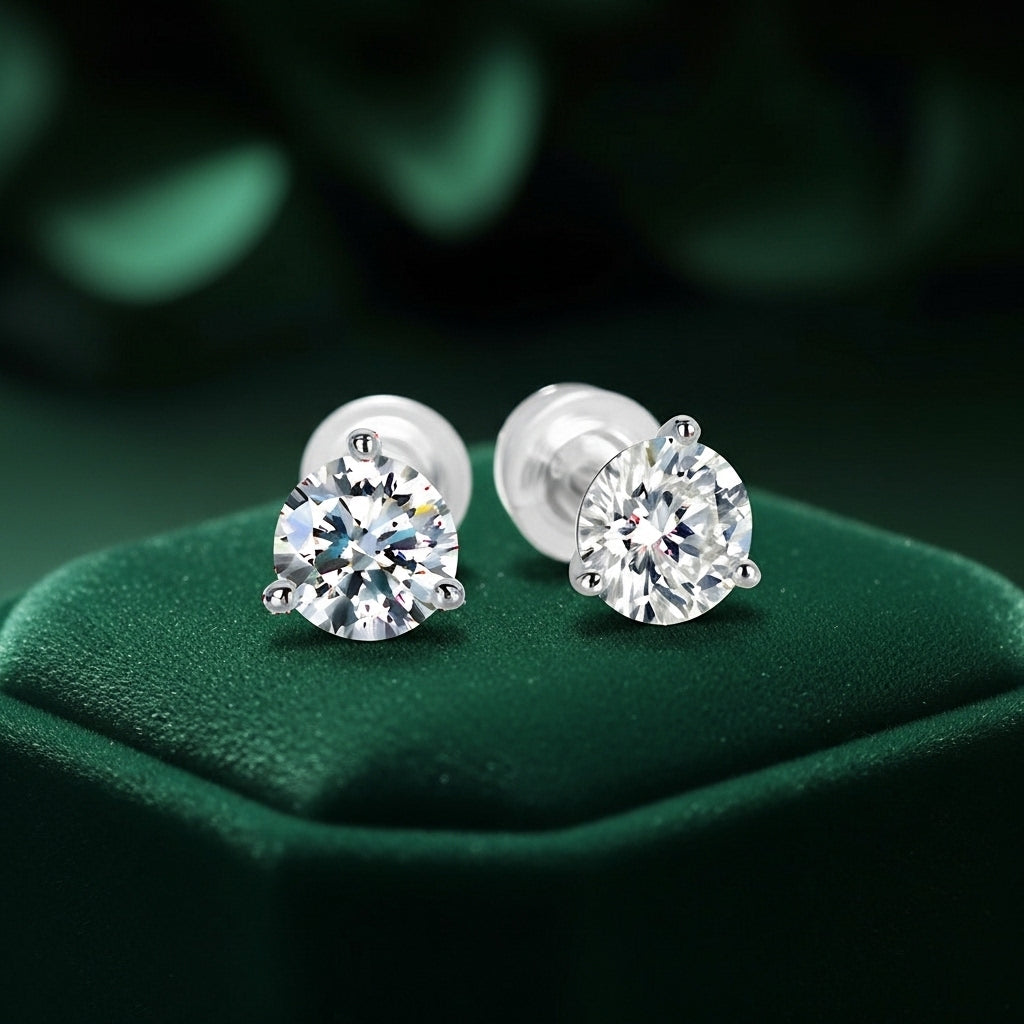 Trilogie Stud Earrings