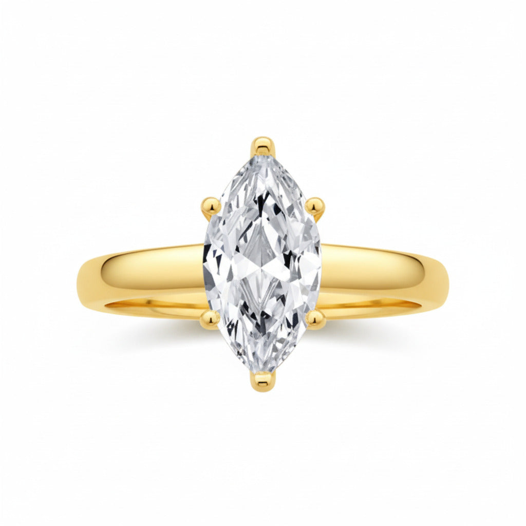 Navette Brillante Ring