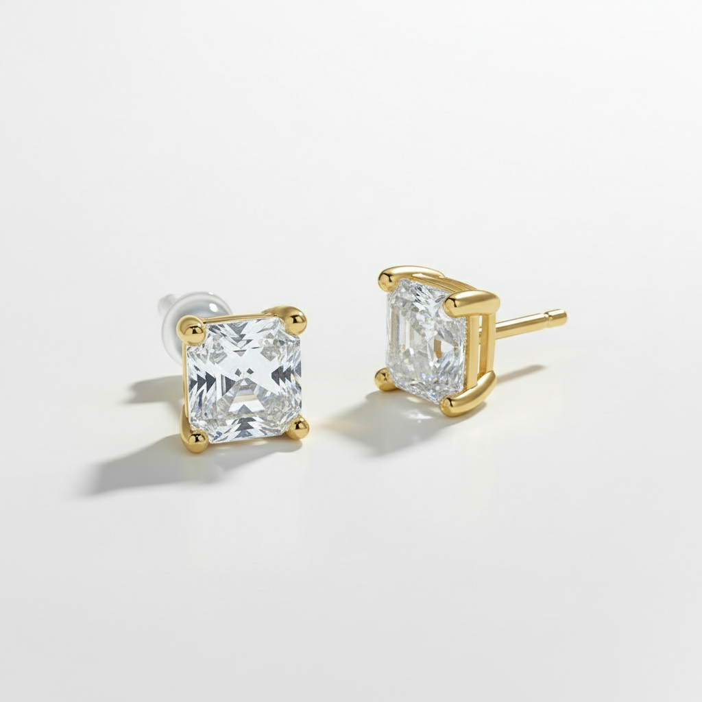 Carré Stud Earrings
