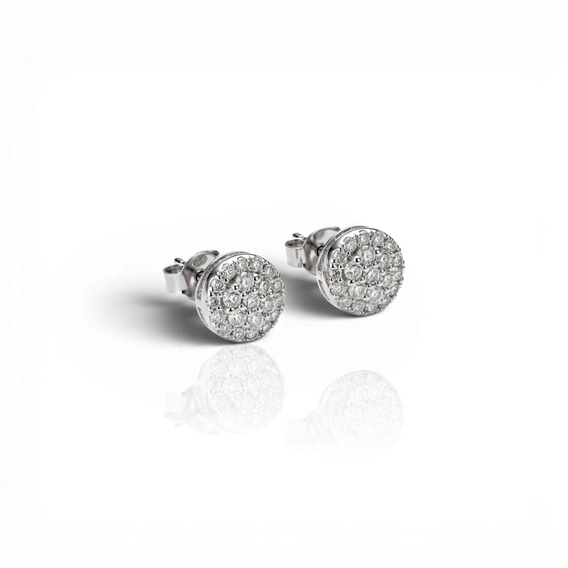18K White Gold Vermeil