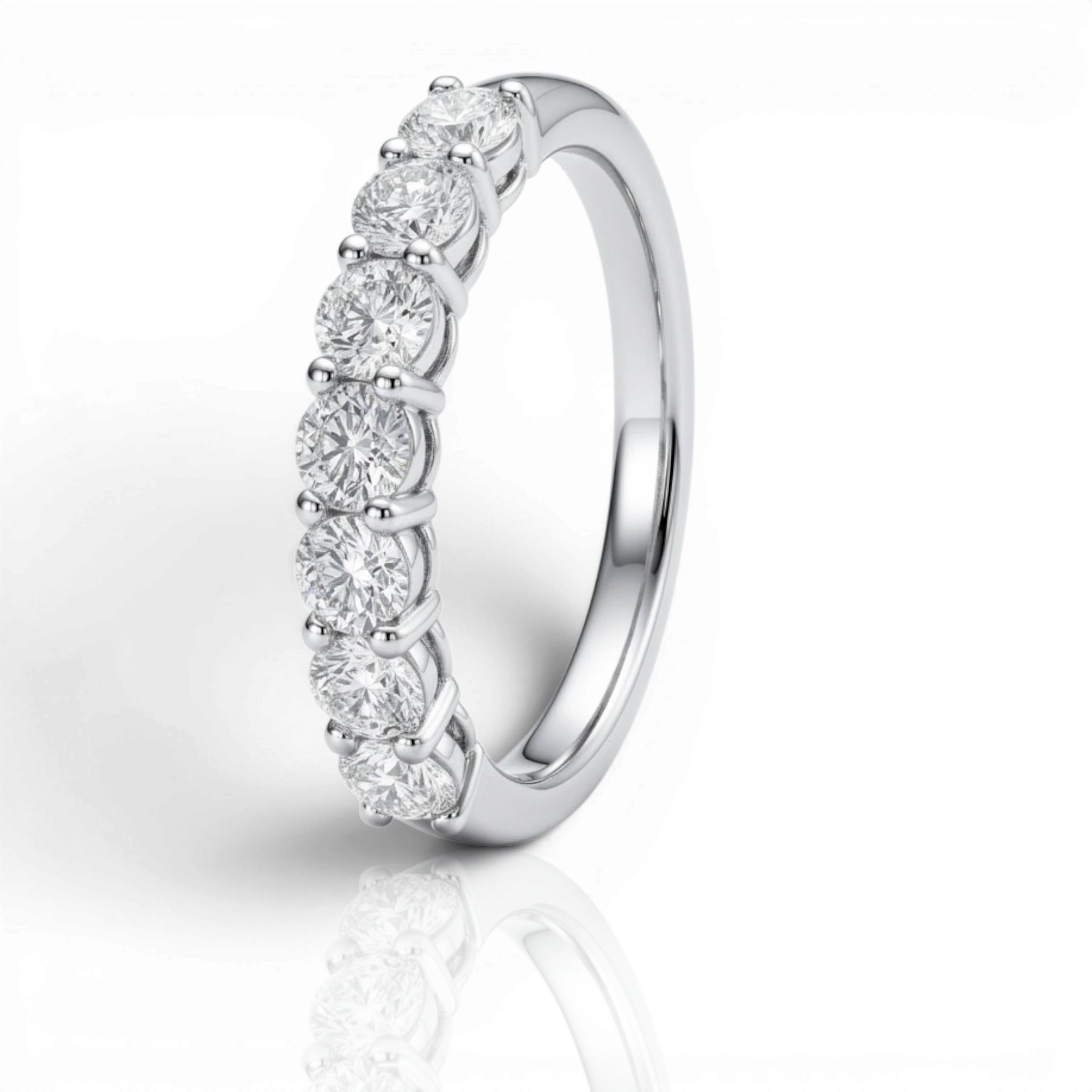 18K White Gold Vermeil