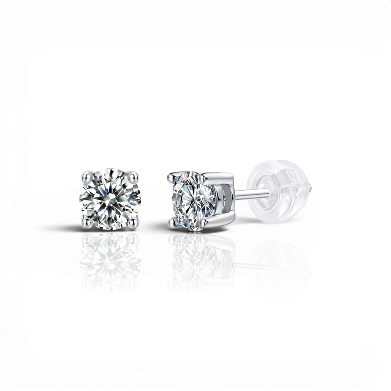 18K White Gold Vermeil
