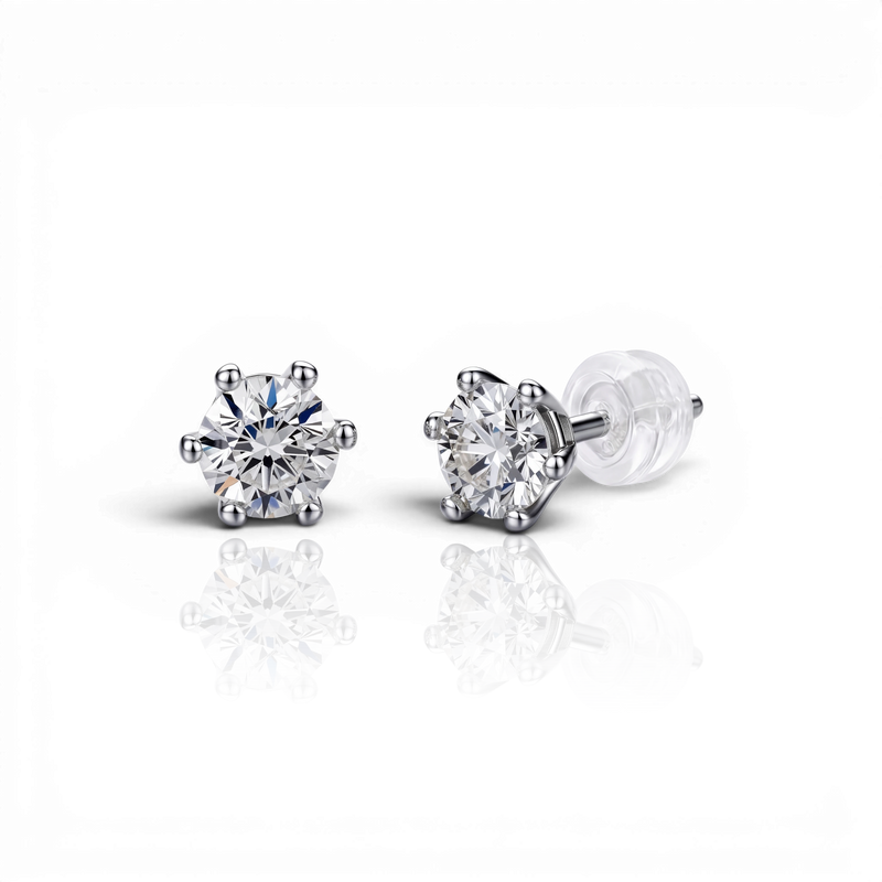 18K White Gold Vermeil