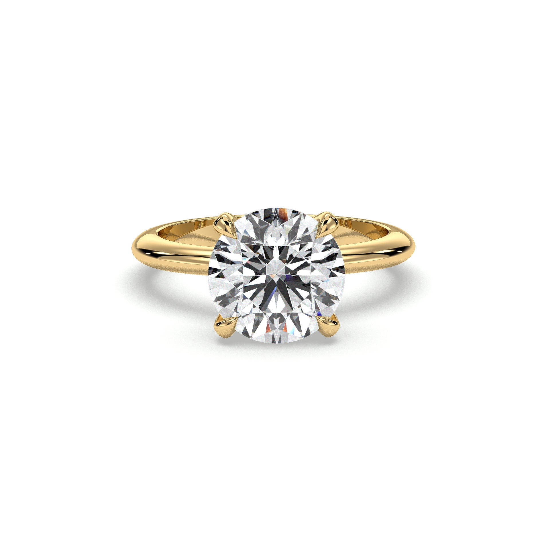 18K Yellow Gold Vermeil / 3.00 CARAT