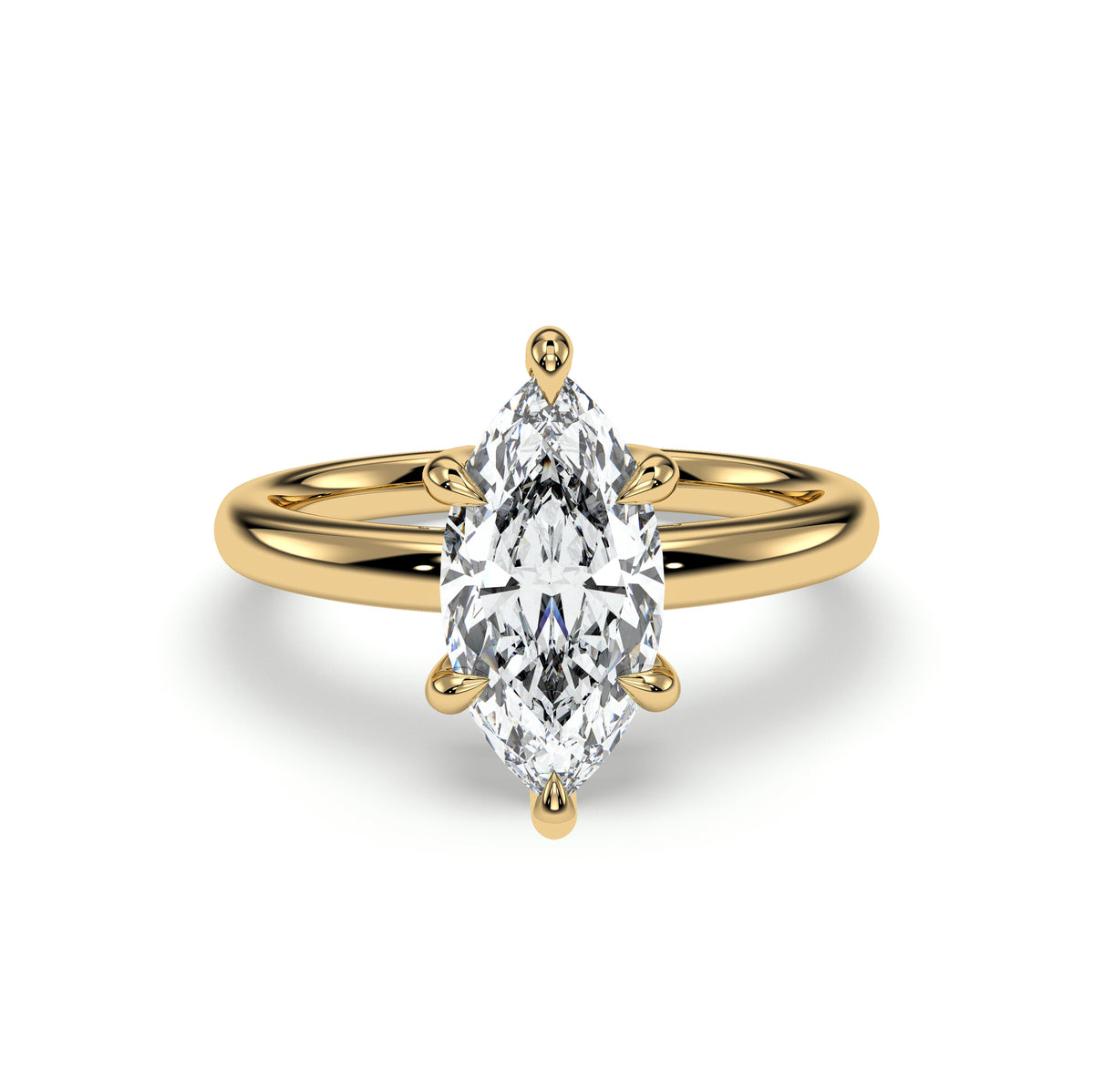18K Yellow Gold Vermeil / 2.00 CARAT