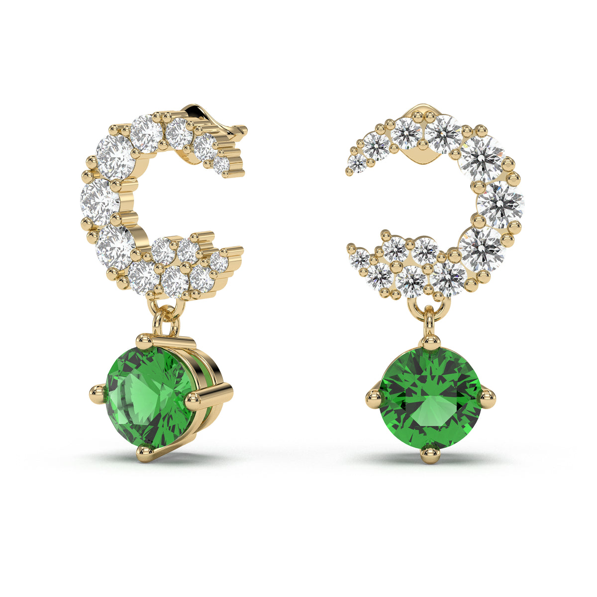 Lune d’Or Forest Earrings