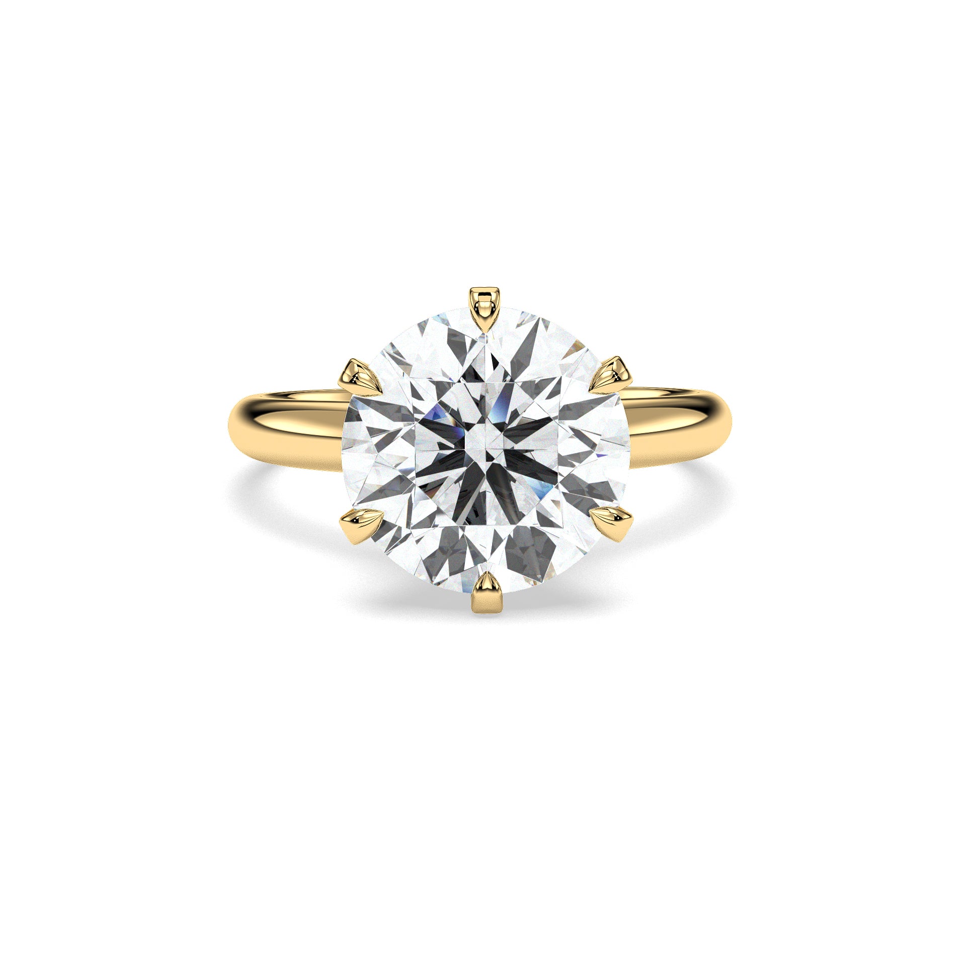 18K Yellow Gold Vermeil / 5.00 CARAT