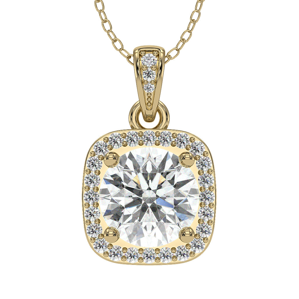 18K Yellow Gold Vermeil / 2.00 CARAT
